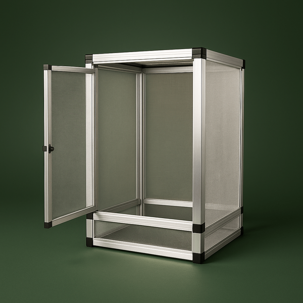 Grande cage a reptile en métal – L’Atelier Terrator