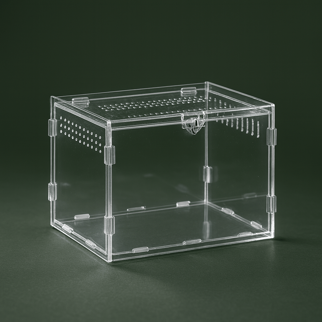 Boite en acrylique légère et ventilée – L’Atelier Terrator