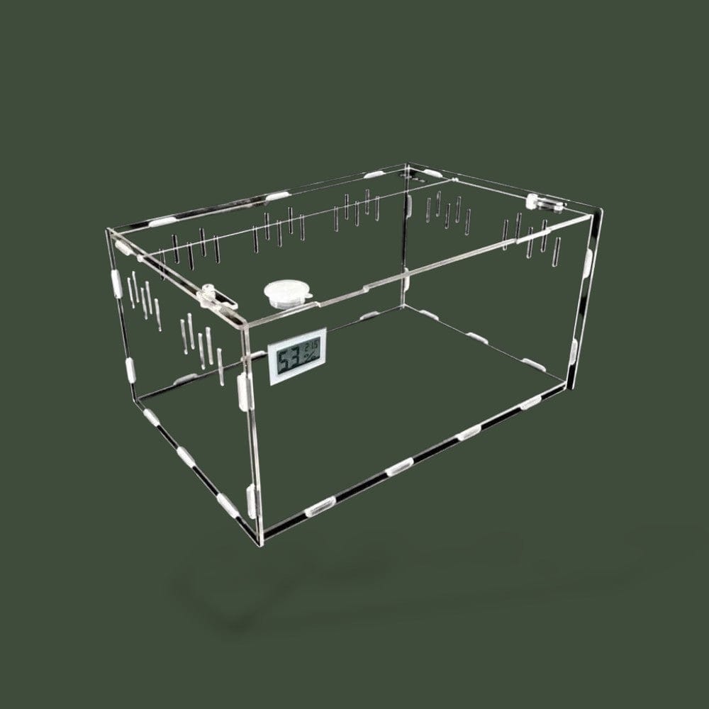 Boite en acrylique avec hygromètre pour gecko – L’Atelier Terrator