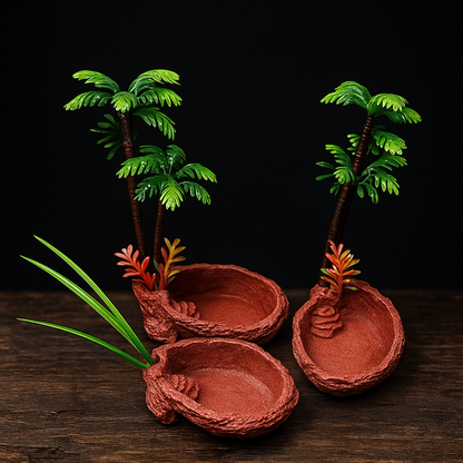 Petite mangeoire palmier pour aquarium a tortue – L’Atelier Terrator