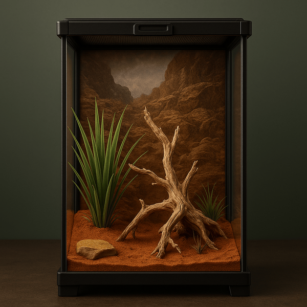 Grand terrarium en verre a geckos – L’Atelier Terrator