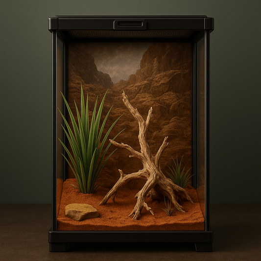 Grand terrarium en verre a geckos – L’Atelier Terrator