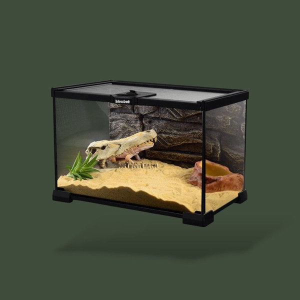 Grand terrarium a gecko léopard – L’Atelier Terrator