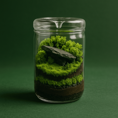Vase en verre design pour plante – L’Atelier Terrator