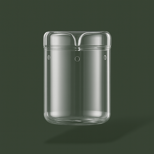 Bocal en verre avec aération pour terrarium – L’Atelier Terrator