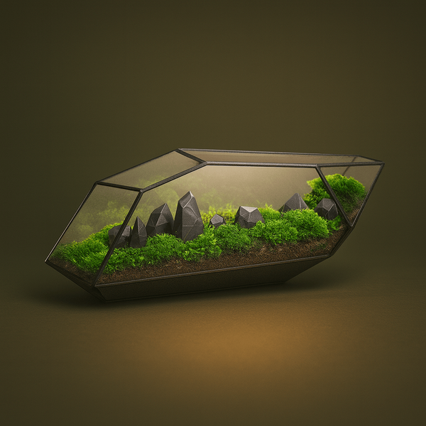 Terrarium géométrique design pour plante – L’Atelier Terrator
