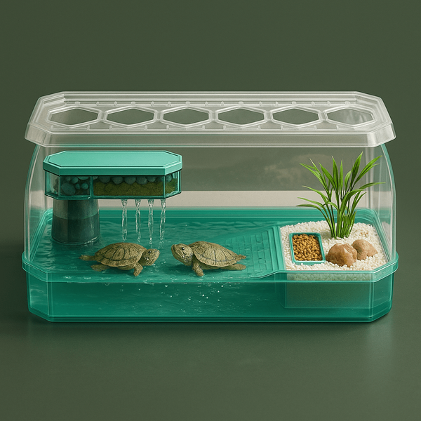 Maison avec fontaine pour tortue d'eau – L’Atelier Terrator