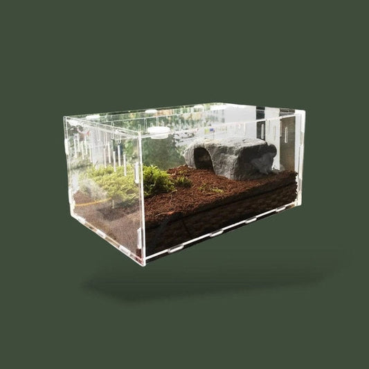 Boite en acrylique transparente avec hygromètre – L’Atelier Terrator