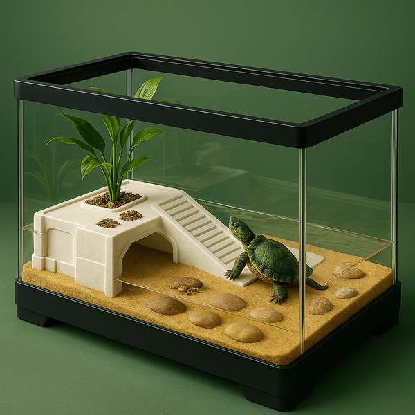 Terrarium ouvert pour tortue d'eau XL – L’Atelier Terrator