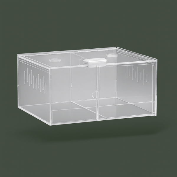 Double terrarium en acrylique ventilé – L’Atelier Terrator