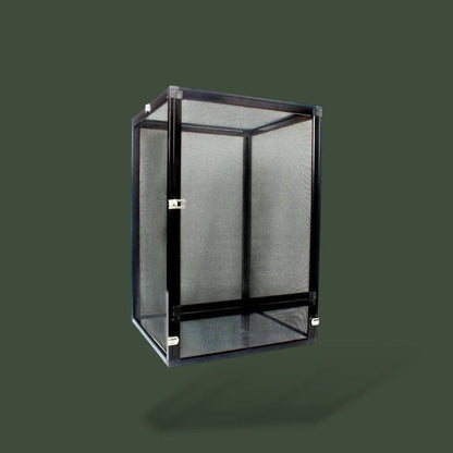 Petite cage noir en métal pour reptiles – L’Atelier Terrator