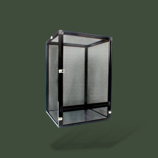 Petite cage noir en métal pour reptiles – L’Atelier Terrator