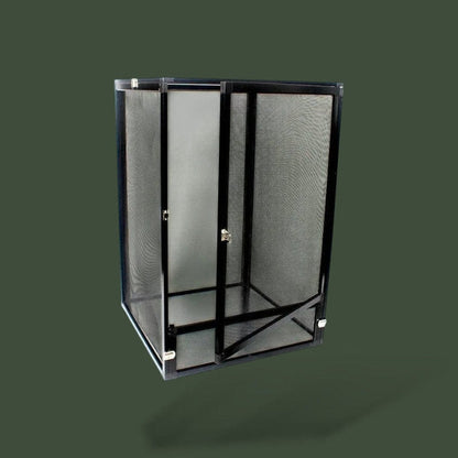 Petite cage noir en métal pour reptiles – L’Atelier Terrator