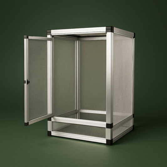 Grande cage a reptile en métal – L’Atelier Terrator