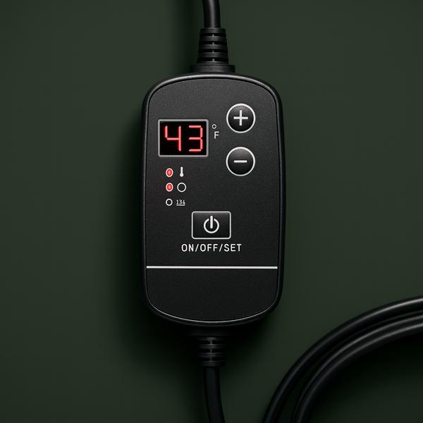 Tapis chauffant avec thermostat 20W pour terrarium – L’Atelier Terrator