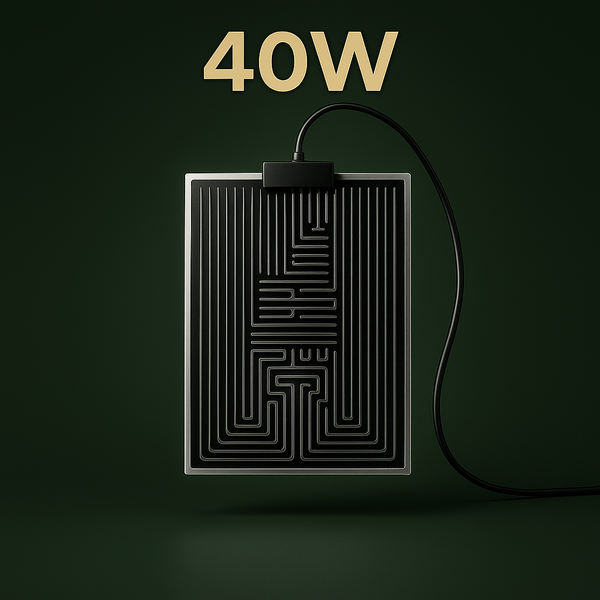 Tapis chauffant pour terrarium 40W – L’Atelier Terrator