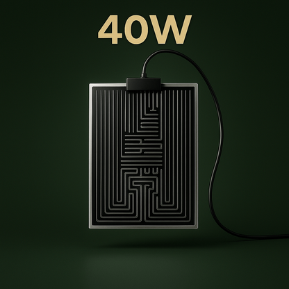 Tapis chauffant pour terrarium 40W – L’Atelier Terrator