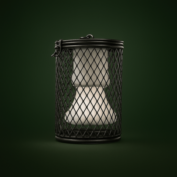 Support grillagée pour lampe chauffante a terrarium – L’Atelier Terrator