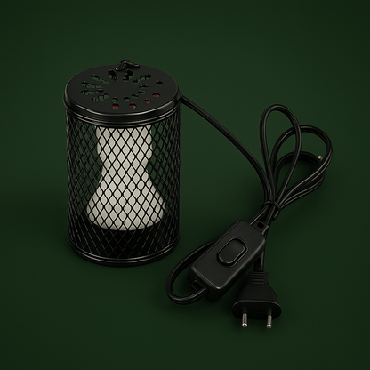 Support grillagée pour lampe chauffante a terrarium – L’Atelier Terrator