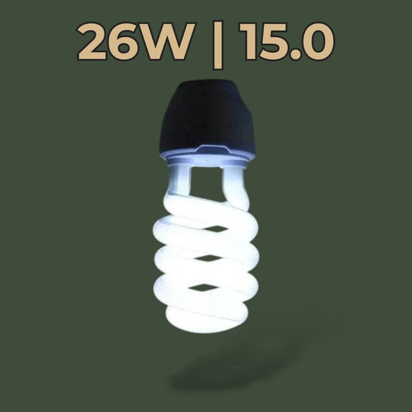 Ampoule UVB 26W 15.0 pour reptiles – L’Atelier Terrator