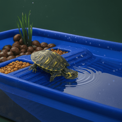 Aquarium avec fontaine intégré pour tortue d'eau – L’Atelier Terrator