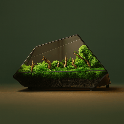 Grand terrarium géométrique pour plante – L’Atelier Terrator