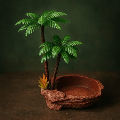 Petite mangeoire palmier pour aquarium a tortue – L’Atelier Terrator