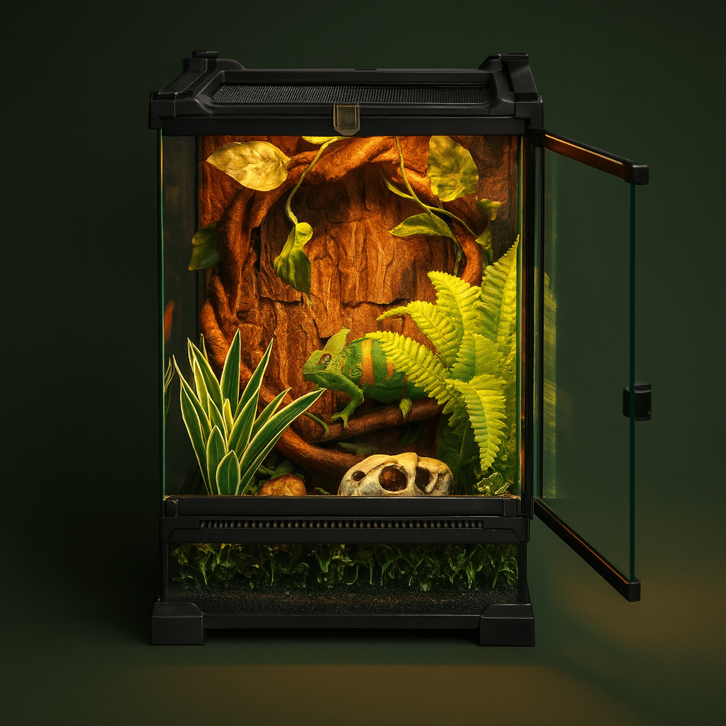 Grand terrarium en verre pour reptile – L’Atelier Terrator