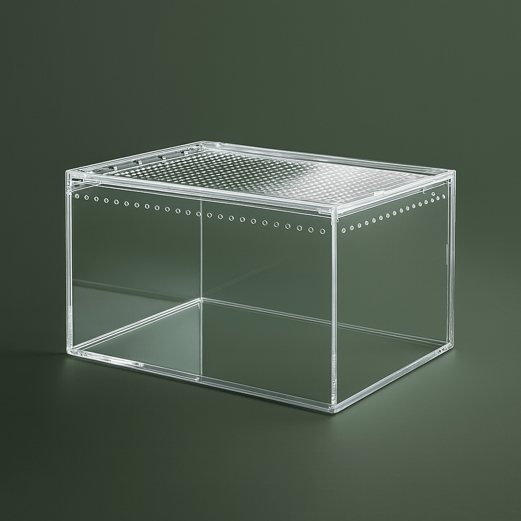 Terrarium ventilée en acrylique pour serpent – L’Atelier Terrator